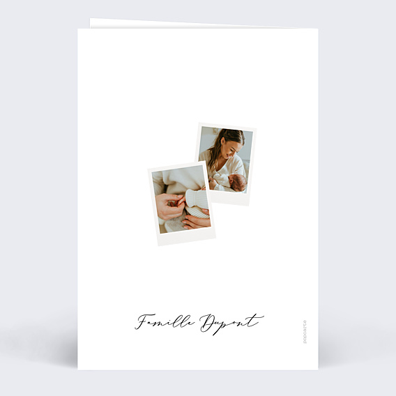 Invitation Anniversaire Enfant Pèle-Mêle Polaroïd