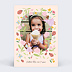 Invitation anniversaire enfant Fée du jardin