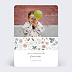 Invitation anniversaire enfant Frise Fleurie