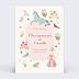 Invitation anniversaire enfant Monde Enchanté