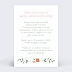Invitation anniversaire enfant Licorne Fleurie Verso
