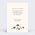 Invitation anniversaire enfant Petite Jungle Verso