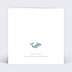Invitation anniversaire enfant Baleine Bleue Verso