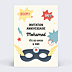 Invitation Anniversaire Enfant Super Masque