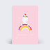 Invitation anniversaire enfant Licorne arc en ciel