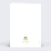 Invitation anniversaire enfant Gâteau d'Anniversaire Verso