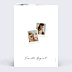 Invitation anniversaire enfant Pèle-Mêle Polaroïd Verso