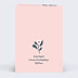 Invitation anniversaire enfant Petit Chat Verso