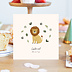 Invitation anniversaire enfant Petit Lion Après 4