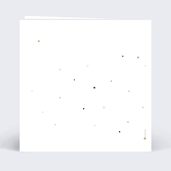 Invitation anniversaire enfant Jolie Princesse Verso