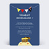 Invitation anniversaire enfant Bateau Pirate Verso