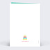 Invitation Anniversaire Enfant Gâteau d'Anniversaire