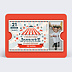 Invitation anniversaire enfant Ticket Cirque 