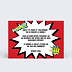 Invitation anniversaire enfant Spider Anniversaire Verso