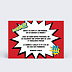 Invitation anniversaire enfant Wonder Anniversaire Verso