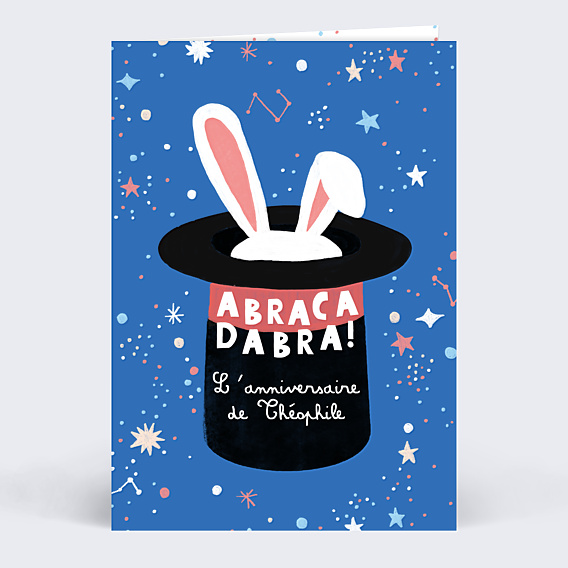 Invitation Anniversaire Enfant Magicien