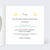 Invitation anniversaire enfant Nuages Doux Intérieur Droit