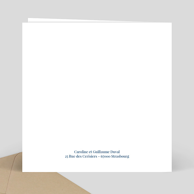 Invitation Anniversaire Renard Verso