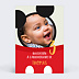 Invitation anniversaire enfant Mickey