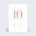 Invitation Anniversaire Enfant Milestone Petits Pois