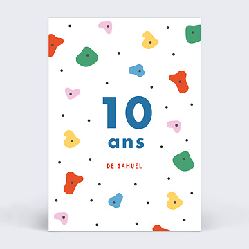 Invitation Anniversaire Enfant Escalade