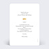 Invitation anniversaire enfant Robe princesse blonde Verso