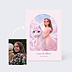 Invitation anniversaire enfant Portrait avec licorne Après 1