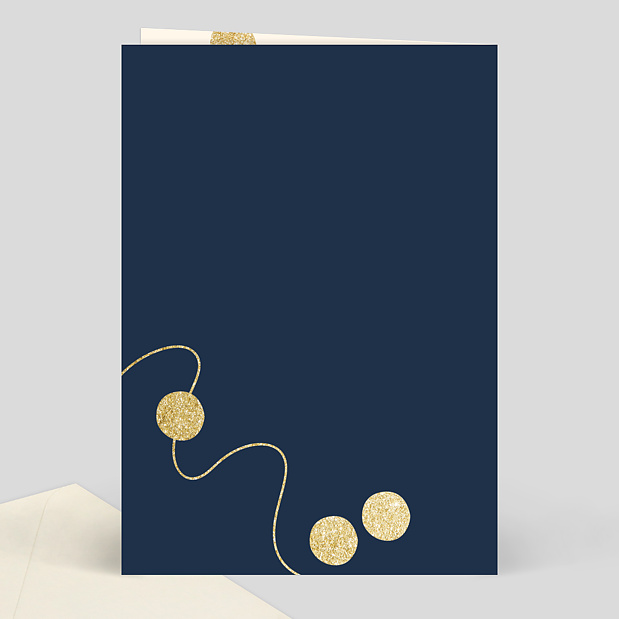 Carte d'invitation anniversaire Timeline Verso