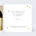 Invitation anniversaire enfant Plumetis Ocre Intérieur Droit