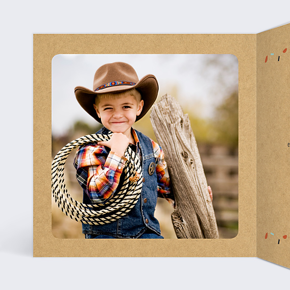 Invitation Anniversaire Enfant Tipi Indien
