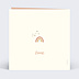 Invitation anniversaire enfant Petit Arc-en-ciel Verso