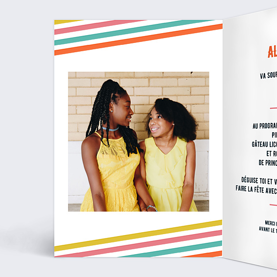 Invitation Anniversaire Enfant Marque de Fabrique
