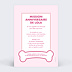 Invitation anniversaire enfant Patrouille party rose Verso