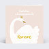 Invitation anniversaire enfant Cygne