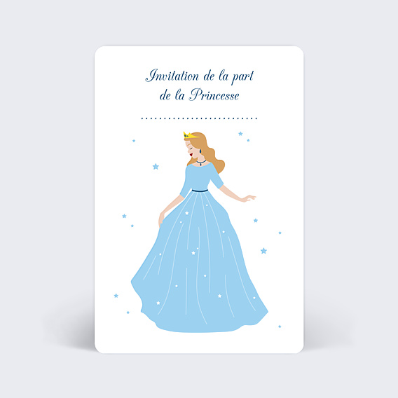 Invitation Anniversaire Enfant Bal de Princesse