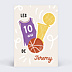 Invitation Anniversaire Enfant Champion Basketball