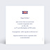 Invitation anniversaire enfant London Verso