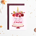 Invitation anniversaire enfant Gâteau Licorne Après 1