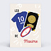 Invitation Anniversaire Enfant Champion Rugby