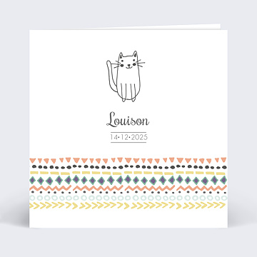 Invitation anniversaire enfant Petit lapin doré │ Planet Cards