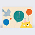 Invitation Anniversaire Enfant Animaux Colorés