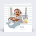 Invitation anniversaire enfant Baleine Bleue