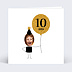 Invitation anniversaire enfant Ballon