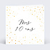 Invitation anniversaire enfant Dorure Anniversaire