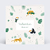 Invitation anniversaire enfant Jungle Secrète
