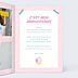 Invitation Anniversaire Enfant Cornet Festif