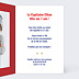 Invitation anniversaire enfant Portrait en footballeur Intérieur Droit