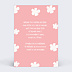 Invitation anniversaire enfant Ballerine Verso