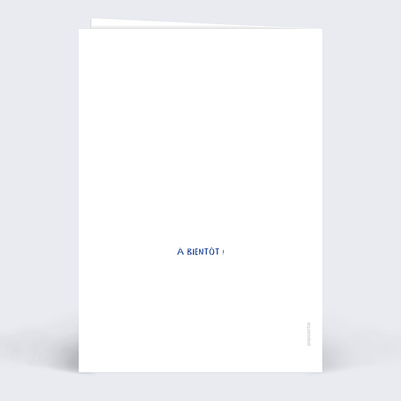 Invitation anniversaire enfant BD anniversaire Verso