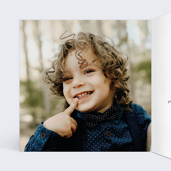 Invitation anniversaire enfant Couronne jungle Intérieur Gauche